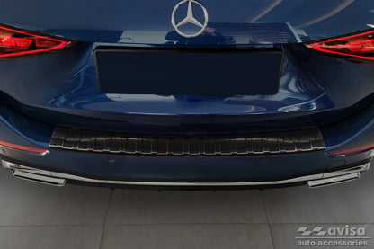 protector de parachoques trasero MERCEDES CLASE C negro 2021+