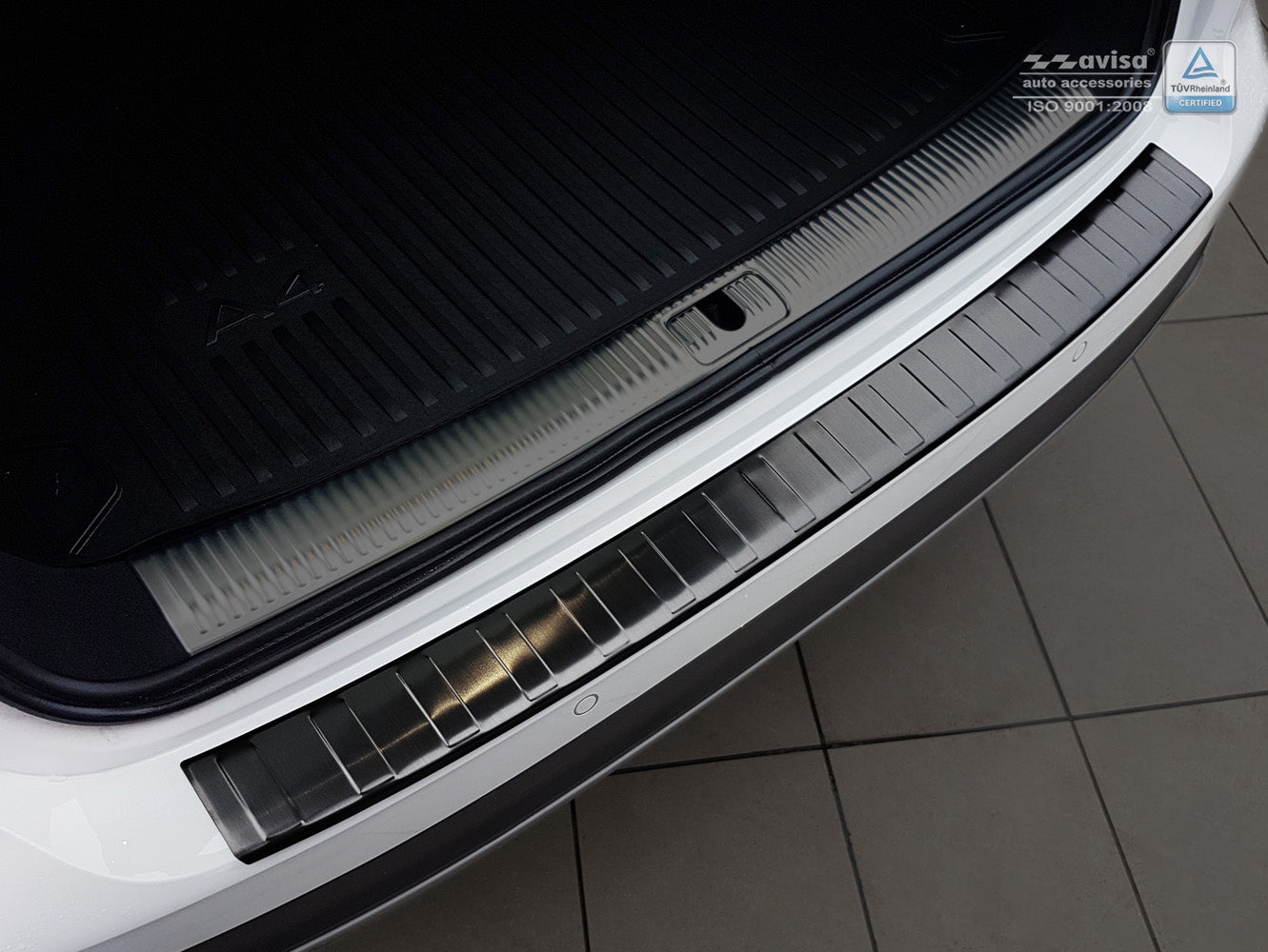 protector de parachoques trasero AUDI A4 B9 ALLROAD negro