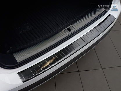 protector de parachoques trasero AUDI A4 B9 ALLROAD negro