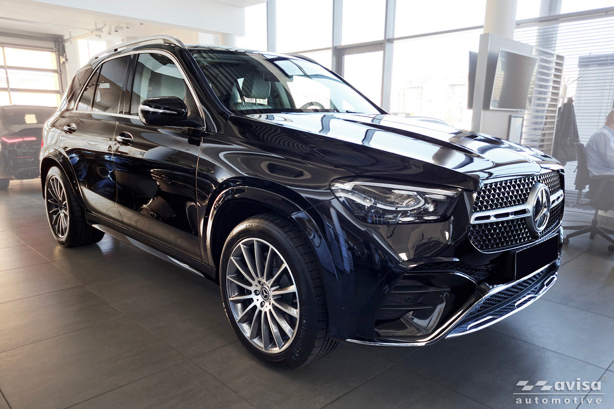 cubierta decorativa del portón trasero del MERCEDES GLE W167 plata espejo