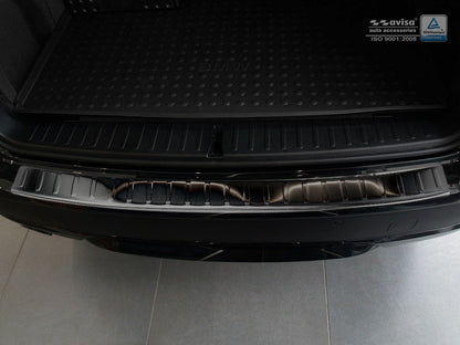 protector de parachoques trasero BMW X3 F25 M-sport negro