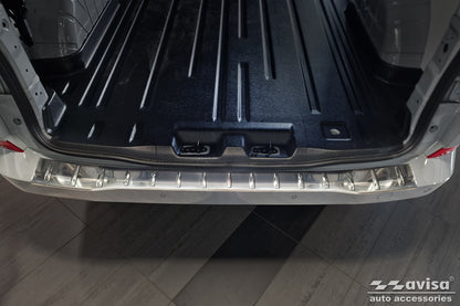 protector de parachoques trasero VW TRANSPORTER T7 plata satinado