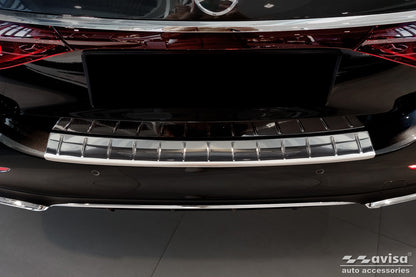 protector de parachoques trasero MERCEDES CLASE E W214 plata