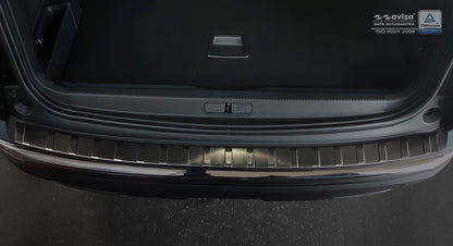 protector de parachoques trasero PEUGEOT 3008 crossover negro