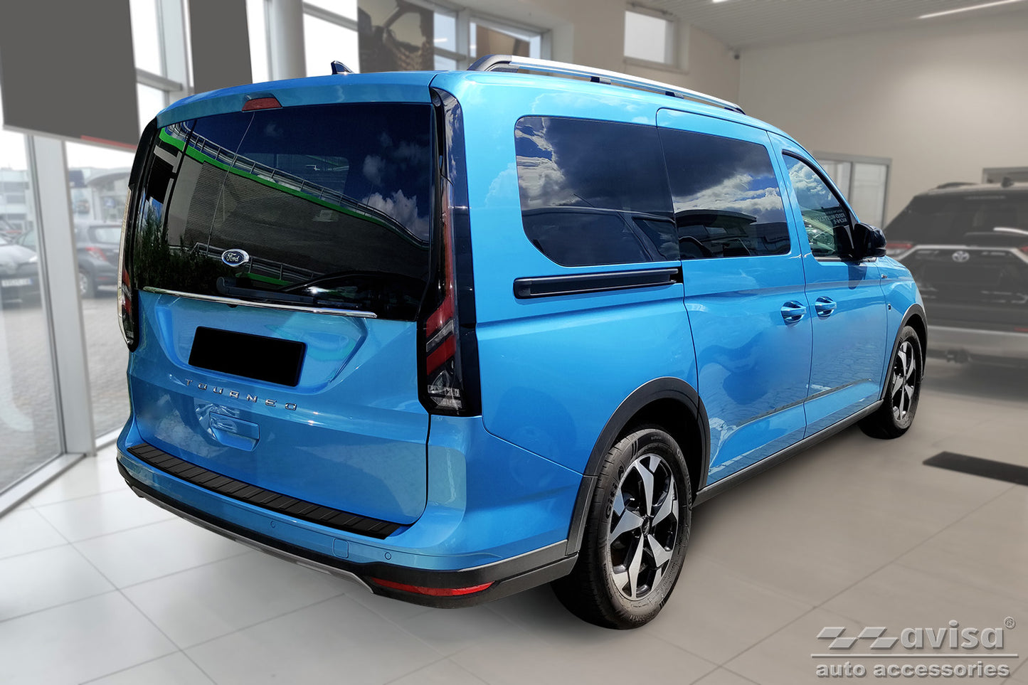 protector de parachoques trasero FORD TOURNEO CONNECT