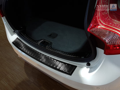 protector de parachoques trasero VOLVO V60 CROSS COUNTRY negro 2015+