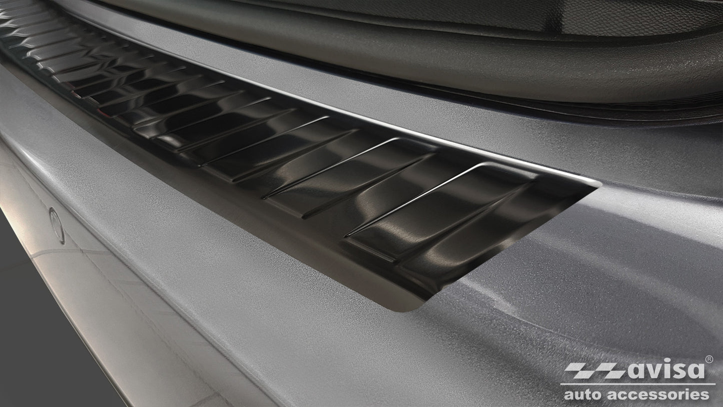 protector de parachoques trasero PEUGEOT 308 SW combi negro