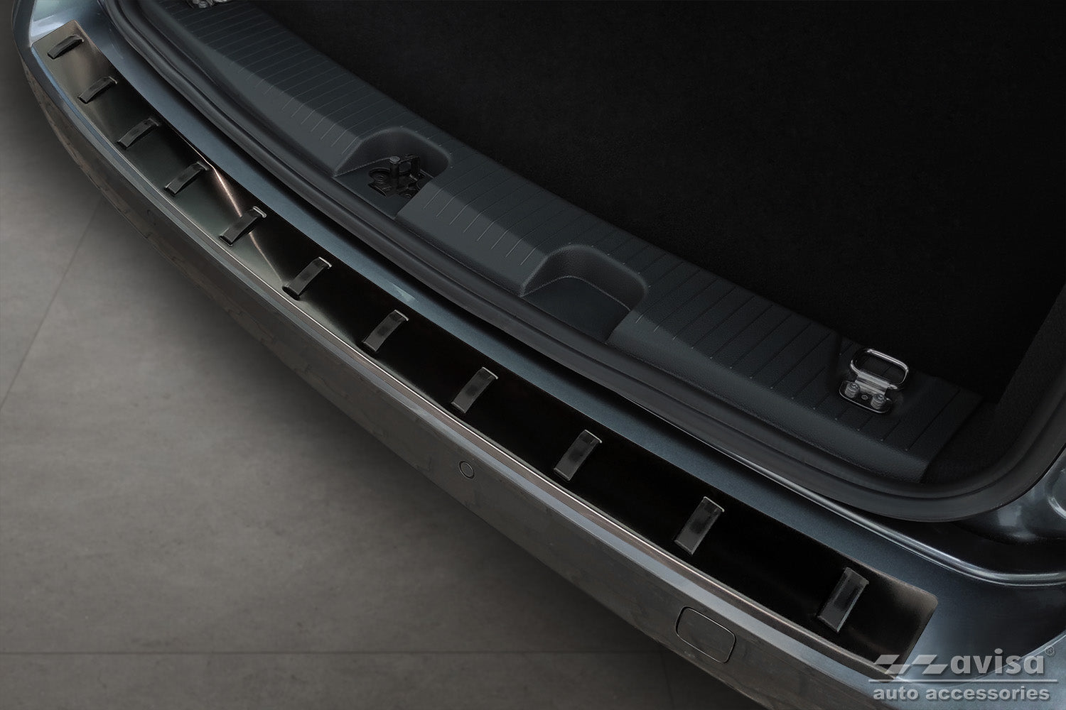 protector de parachoques trasero VW CADDY CARGO negro 2020+