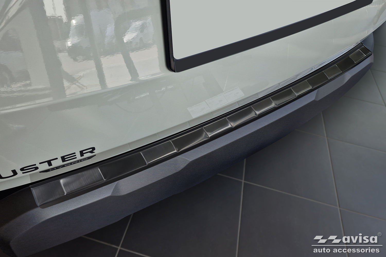 protector de parachoques trasero DACIA DUSTER negro 2024+