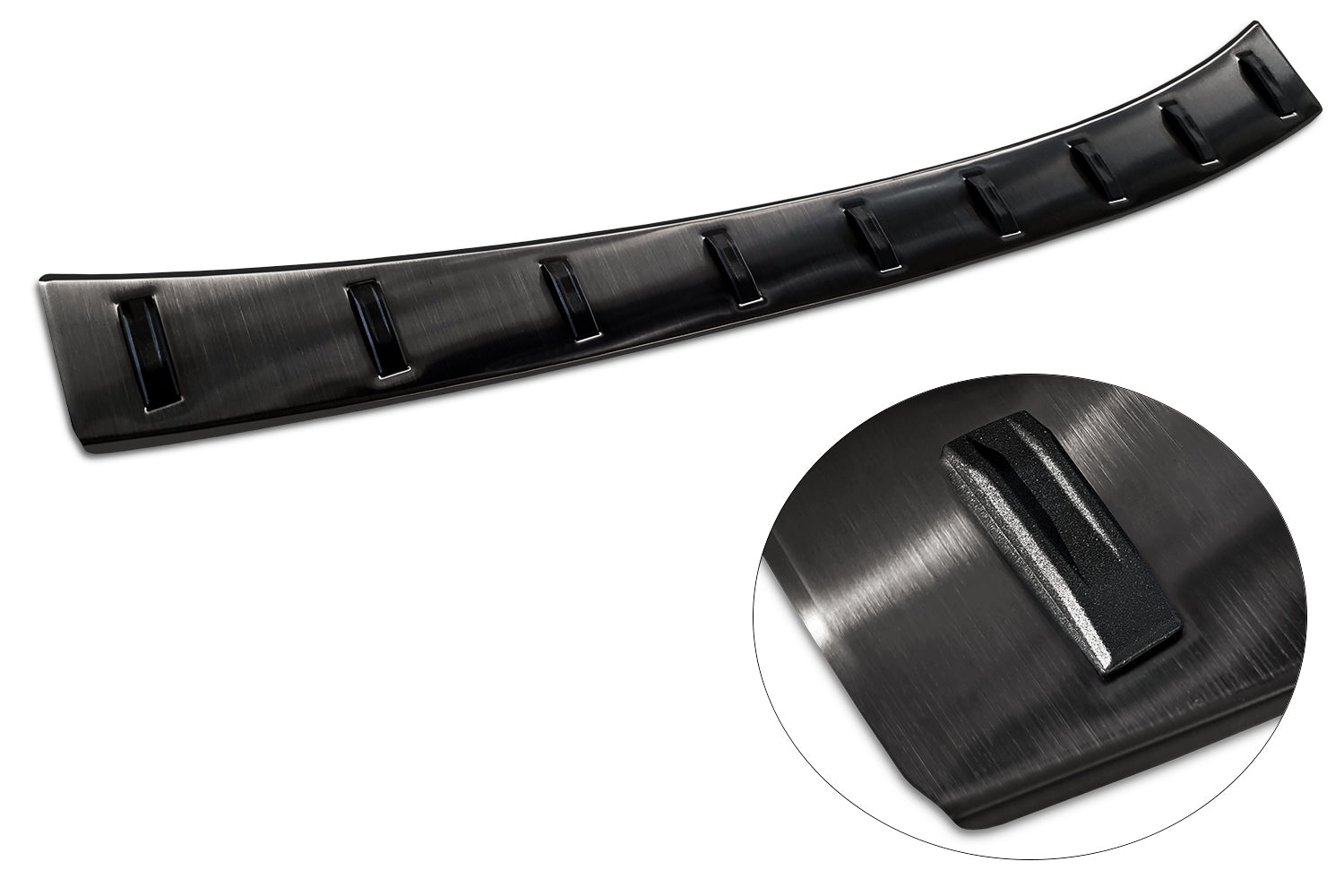 protector de parachoques trasero PEUGEOT 308 SW negro