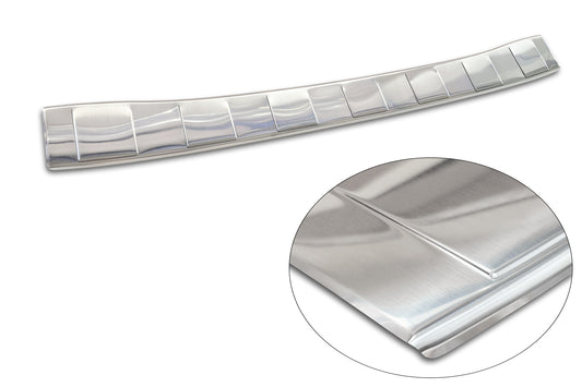 protector de parachoques trasero BMW 3 G21 plata satinado
