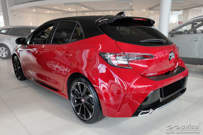 protector de parachoques trasero TOYOTA COROLLA hatchback negro