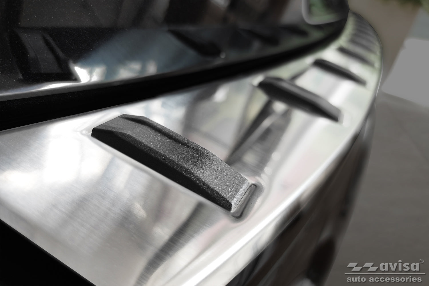 protector de parachoques trasero VW TIGUAN ALLSPACE plata