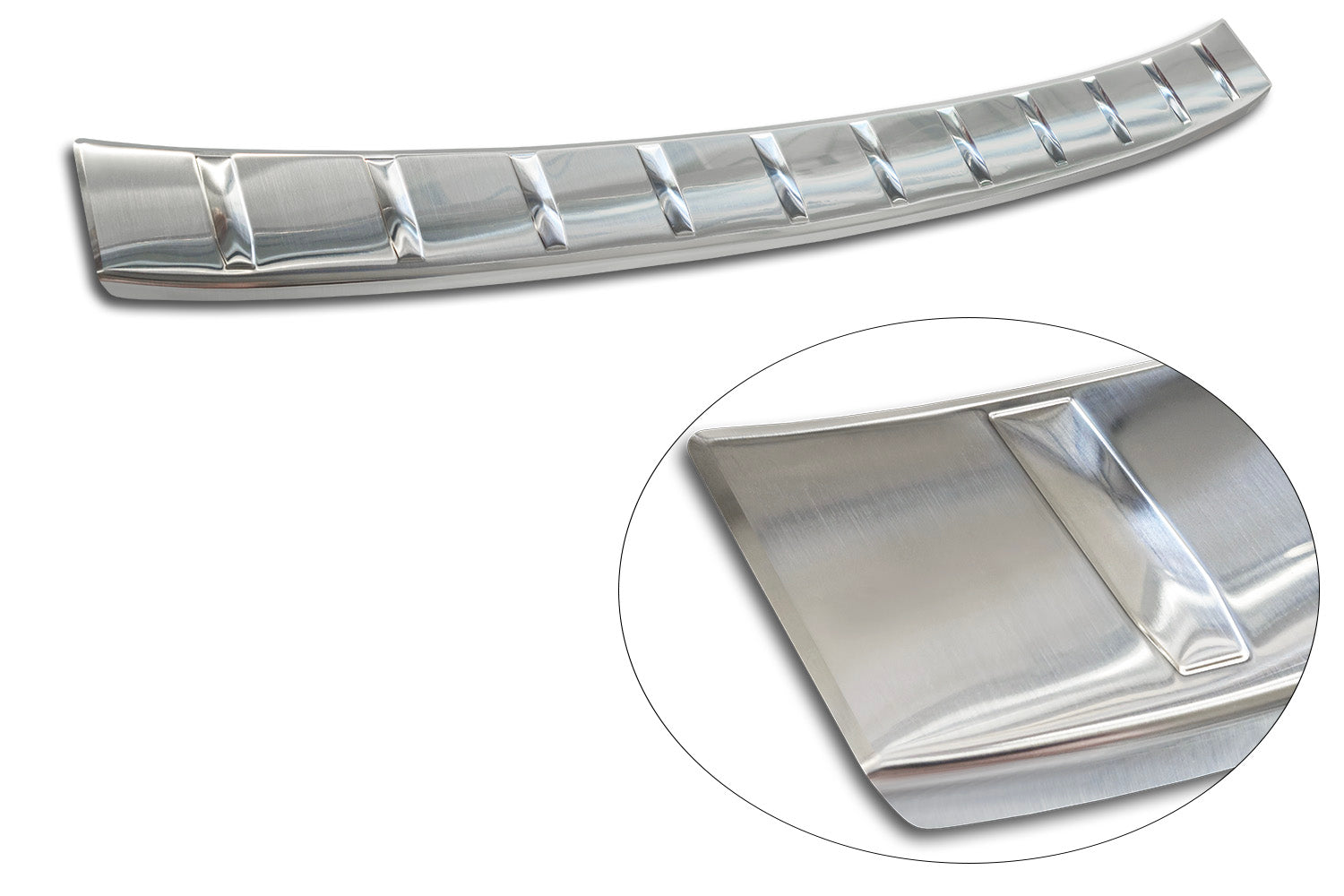 protector de parachoques trasero AUDI A5 Avant plata satinado