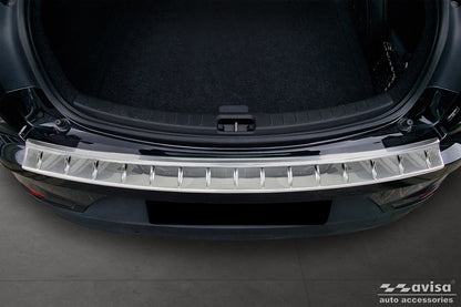 protector de parachoques trasero POLESTAR 2 liftback plata satinado