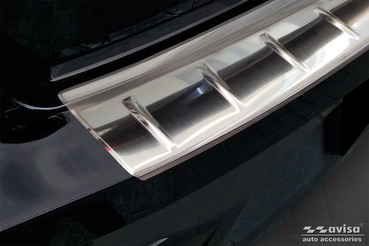 protector de parachoques trasero POLESTAR 2 liftback plata satinado
