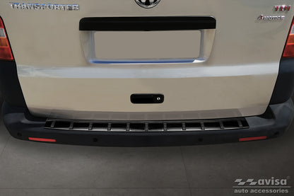 protector de parachoques trasero VW TRANSPORTER T5 Multivan/Caravelle negro