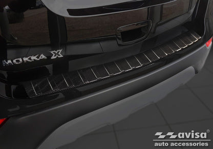 protector de parachoques trasero OPEL MOKKA X negro