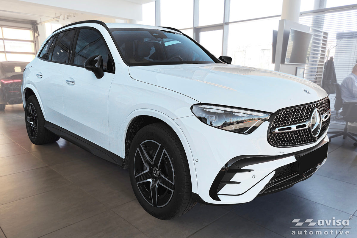 cubierta decorativa del portón trasero del MERCEDES GLC (X254) negro espejo