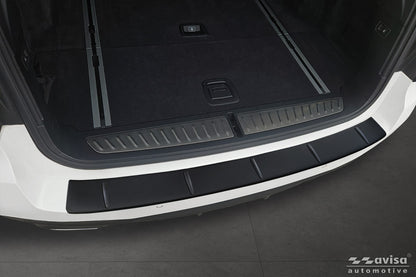 protector de parachoques trasero BMW 5 Touring negro mate