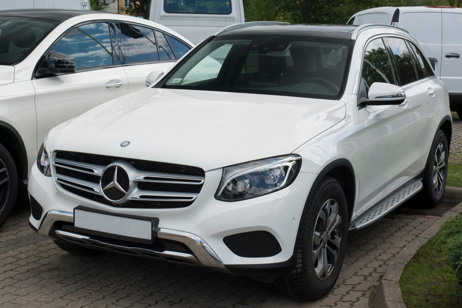 protector de parachoques trasero MERCEDES GLC negro