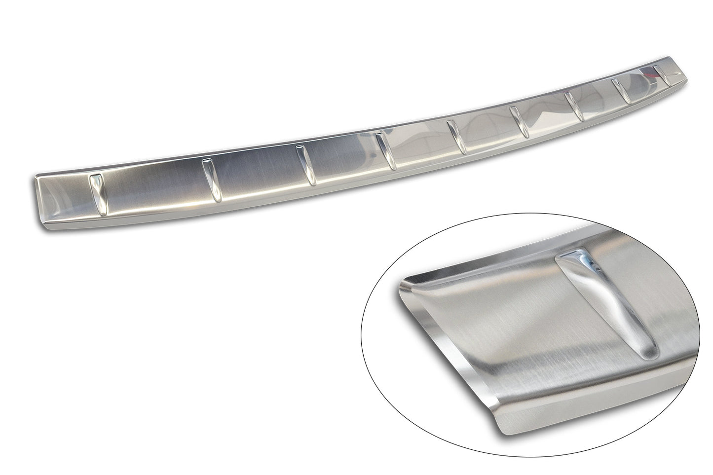 protector de parachoques trasero SKODA KAMIQ crossover plata satinado