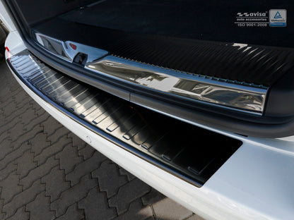 protector de parachoques trasero VW TRANSPORTER T6 negro