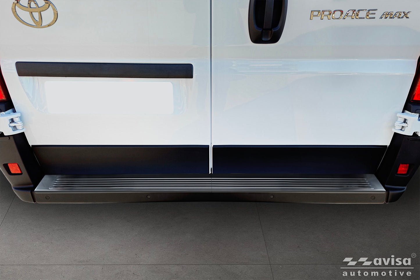 protector de parachoques trasero FIAT DUCATO negro