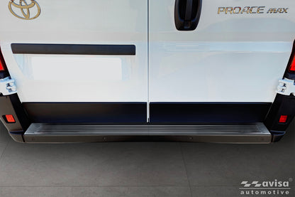 protector de parachoques trasero FIAT DUCATO negro