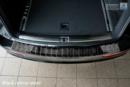 protector de parachoques trasero AUDI SQ5 negro espejo