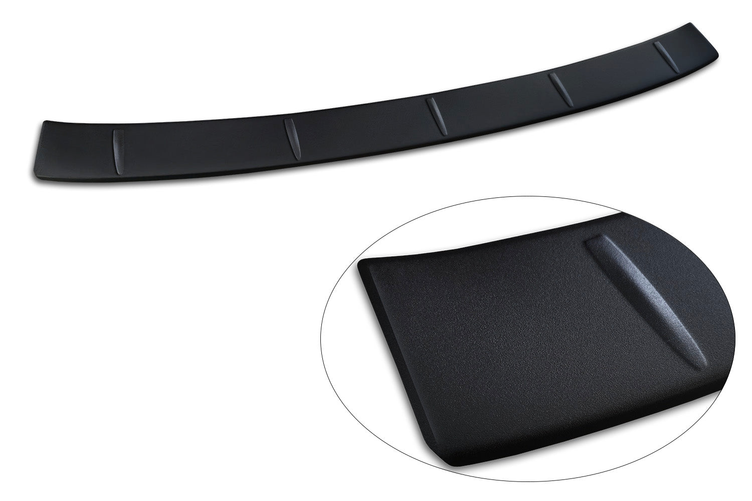 protector de parachoques trasero BMW 5 Touring negro mate