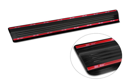 Protector umbral de puertas en relieve TESLA MODEL S liftback negro