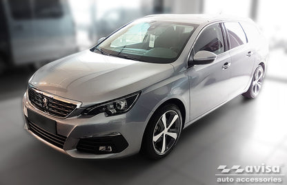 protector de parachoques trasero PEUGEOT 308 SW combi negro