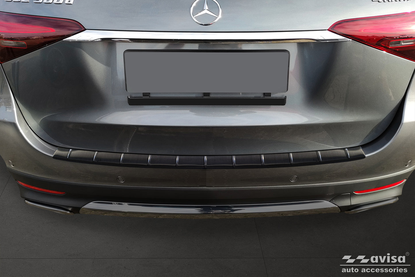 protector de parachoques trasero MERCEDES GLE W167 negro