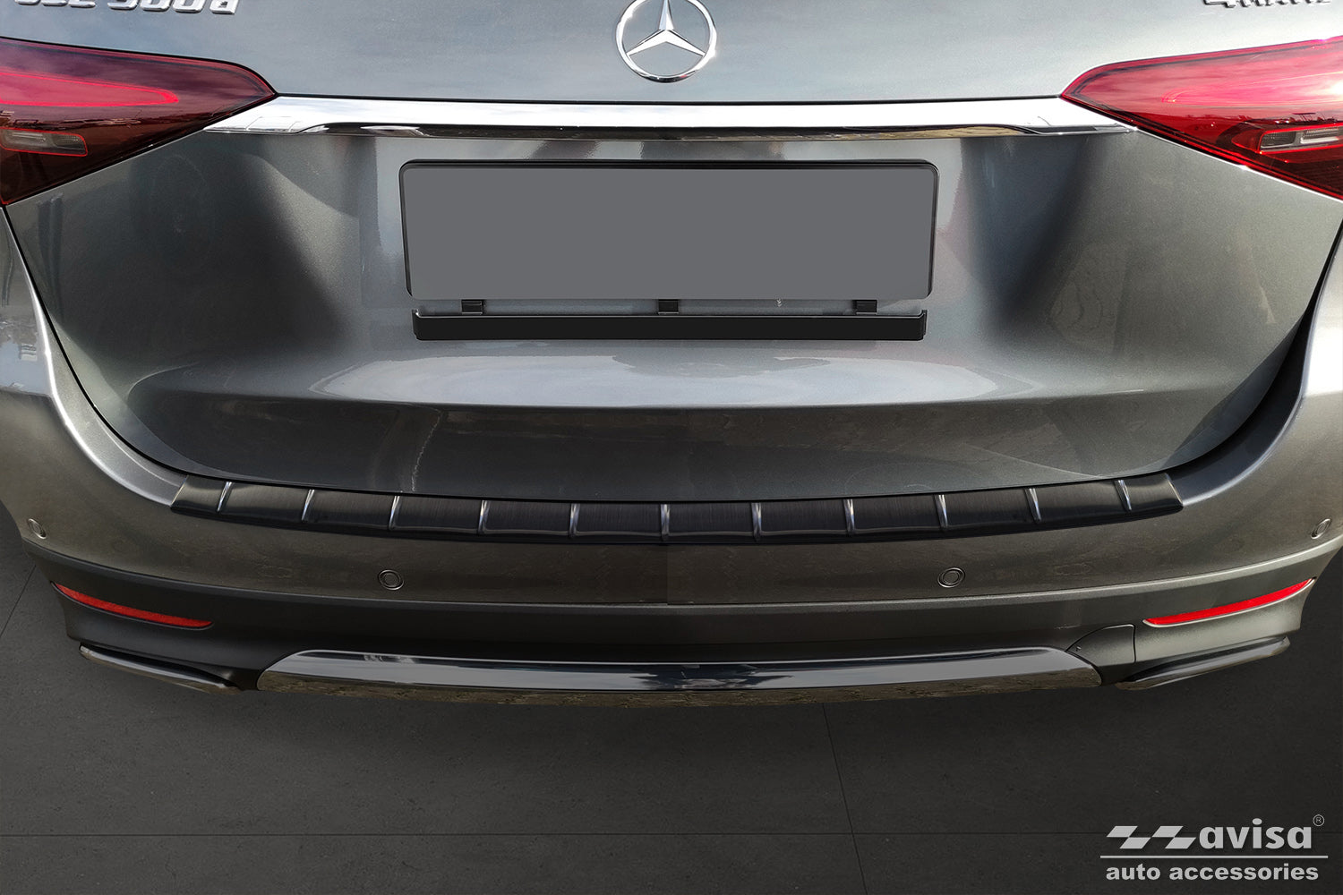 protector de parachoques trasero MERCEDES GLE W167 negro