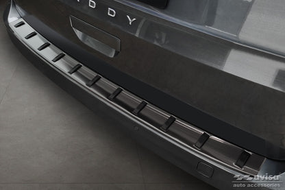 protector de parachoques trasero VW CADDY CARGO negro 2020+