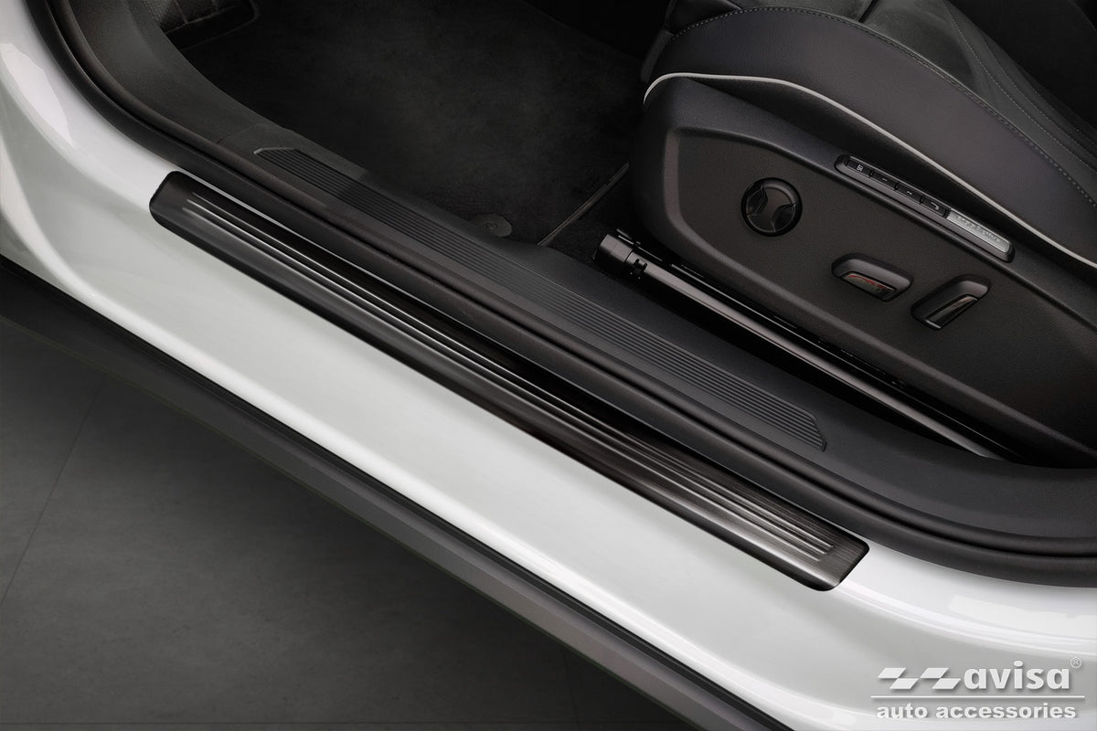 Protector umbral de puertas en relieve VW ID 5 negro