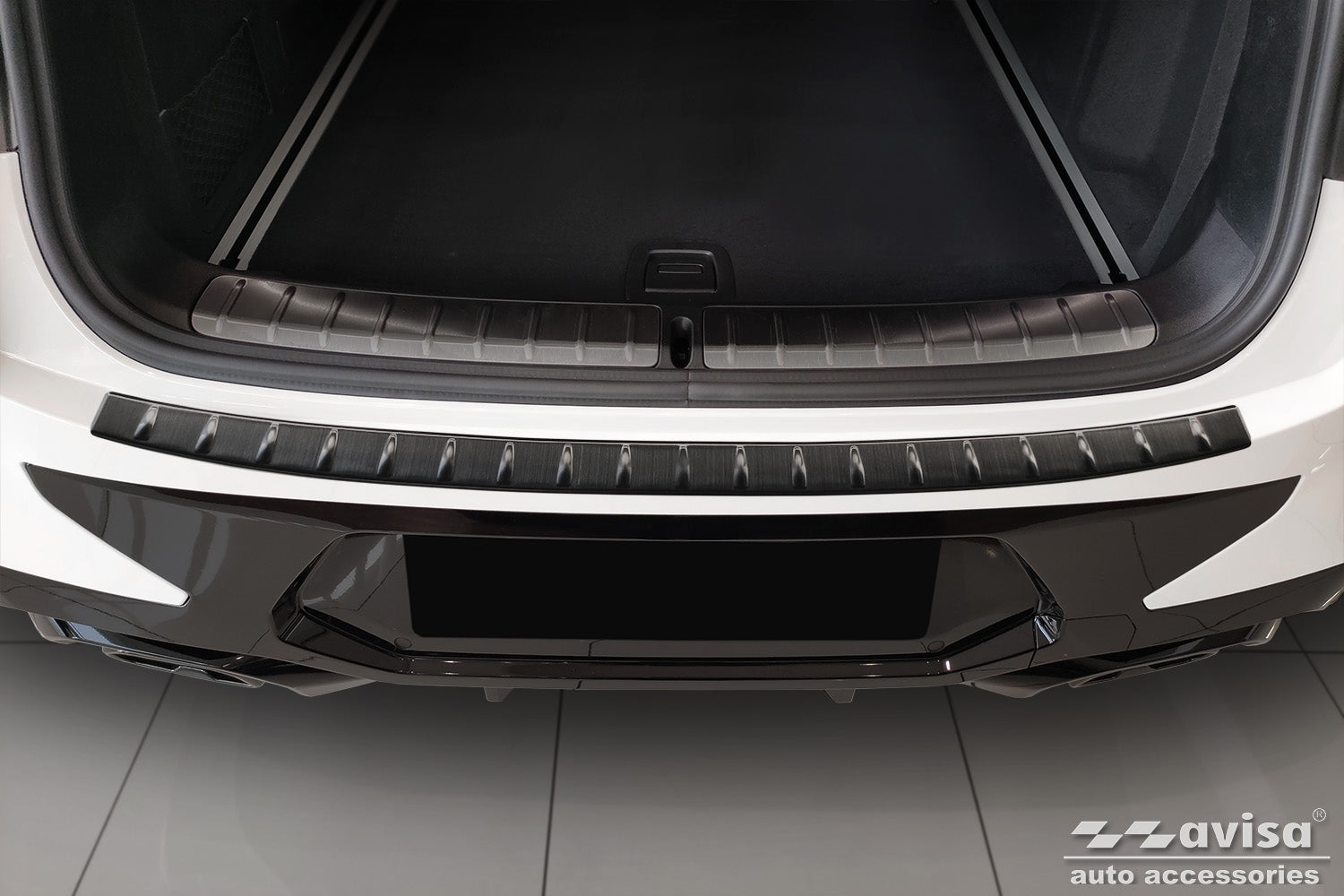 protector de parachoques trasero BMW X4 G02 negro