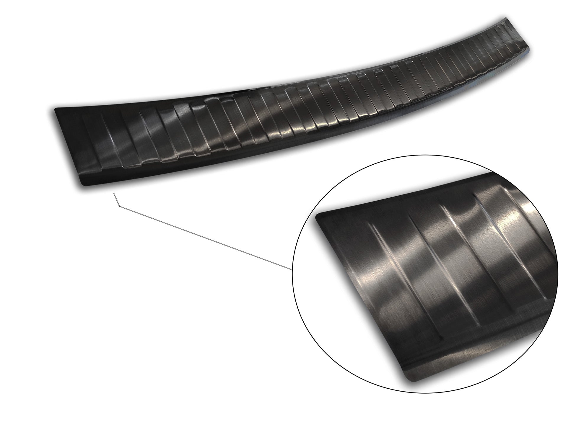 protector de parachoques trasero PORSCHE CAYENNE (92A) negro