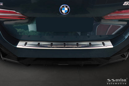 protector de parachoques trasero BMW 5 G61 plata satinado