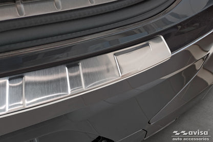 protector de parachoques trasero BMW X4 (G02/F98) plata satinado