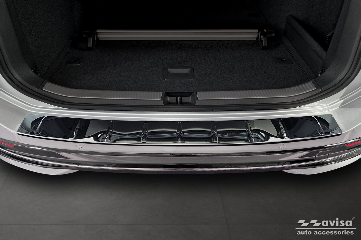 protector de parachoques trasero VW PASSAT B9 VARIANT negro espejo