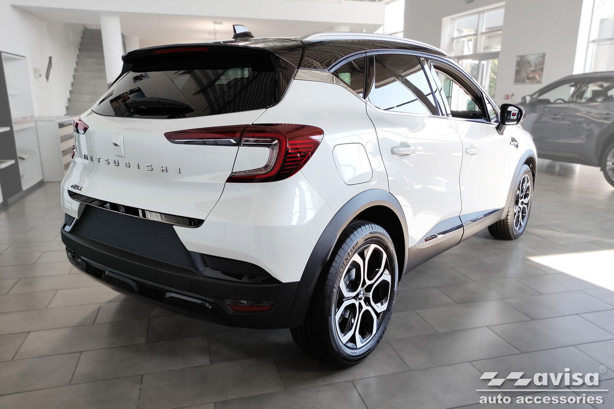 cubierta decorativa del portón trasero del MITSUBISHI ASX negro espejo