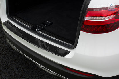 protector de parachoques trasero MERCEDES GLC negro 2015+