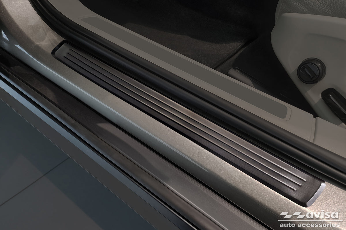 Protector umbral de puertas en relieve VOLVO V90 combi negro
