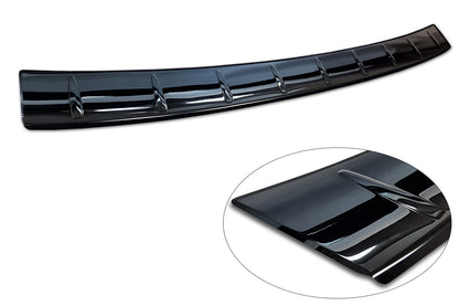 protector de parachoques trasero VW TIGUAN negro espejo 2024+