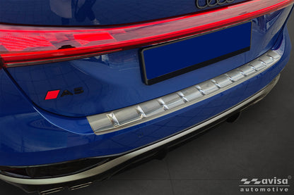 protector de parachoques trasero AUDI A5 Avant plata satinado