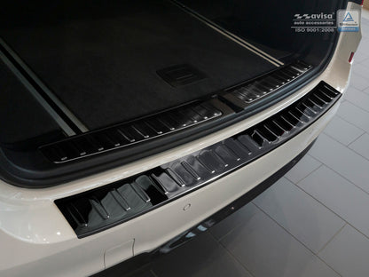 protector de parachoques trasero BMW X3 F25 negro espejo