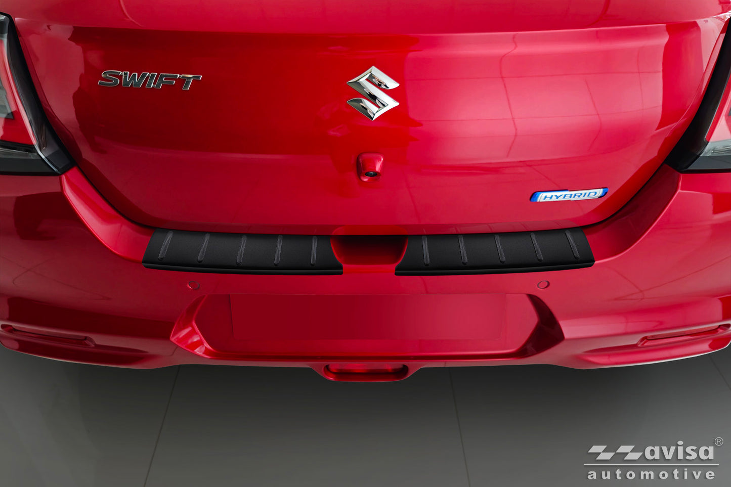 protector de parachoques trasero SUZUKI SWIFT hatchback negro mate