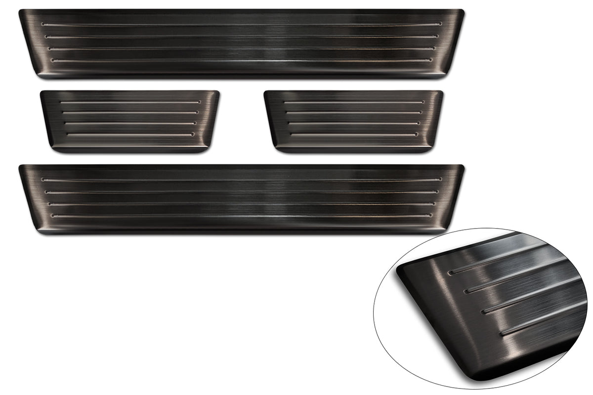 Protector umbral de puertas HONDA JAZZ CROSSTAR negro